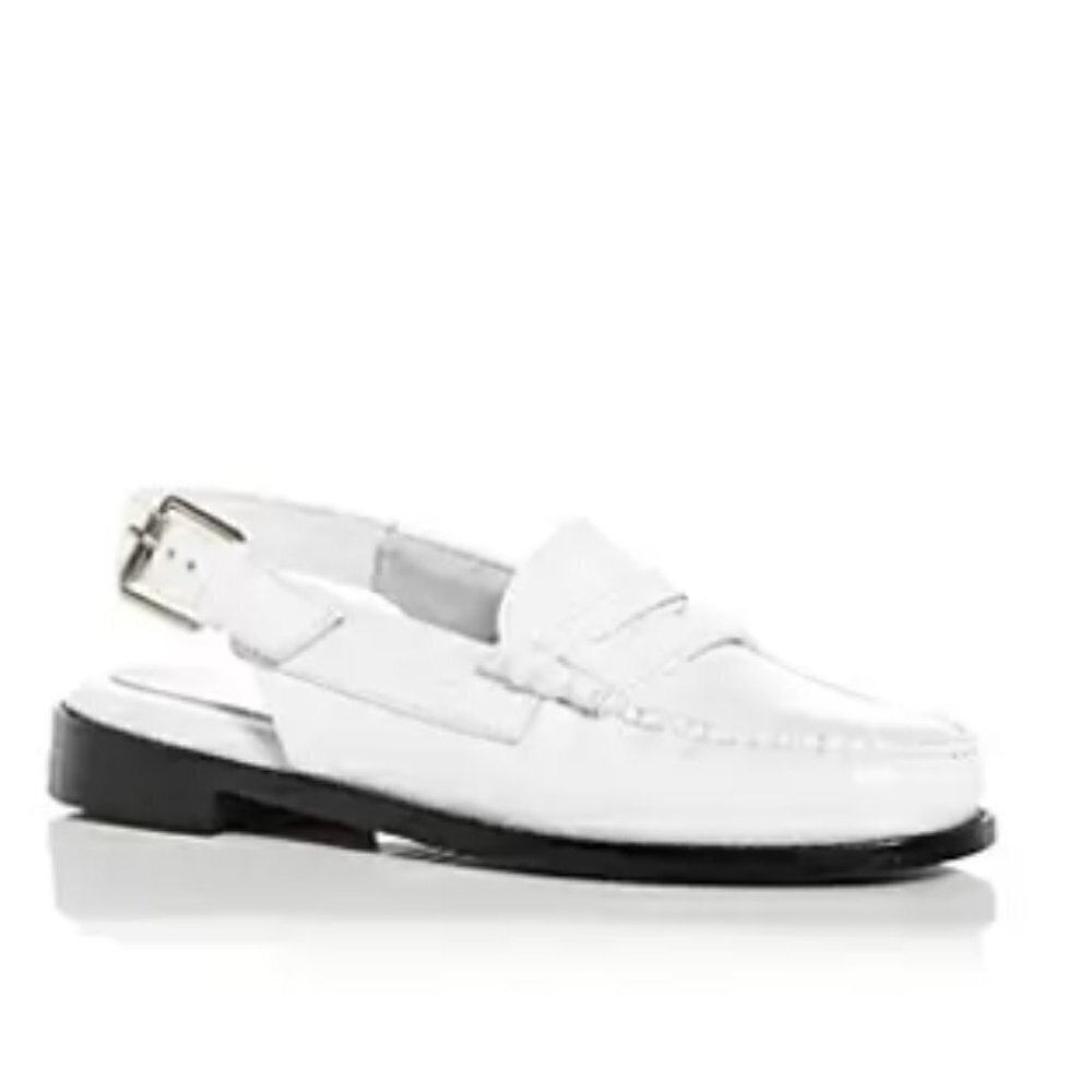 G.H. Bass Originals Women's Whitney Bax Croc Embossed Slingback Flats- Size 8.5